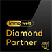 DSE Immobilien und Maklerkonto Immowelt Diamond Award Partner Logo